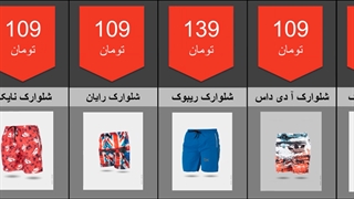 انواع شلوارک با کیفیت و نازترین قیمت