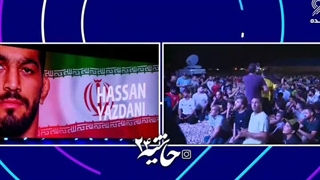 بخشی از گزارش کشتی حسن یزدانی در شبکه ورزش