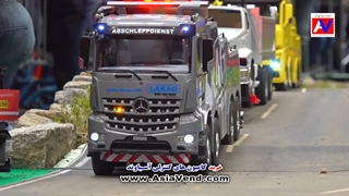 ماشین کنترلی بنز آکتروس و ماکت راهسازی