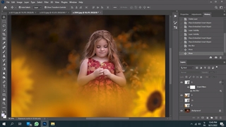 خرید فایل های زیباسازی / آفتابگردان لایه باز