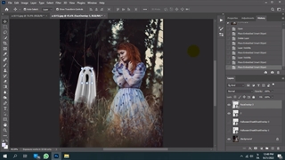 عکس روح لایه باز / بکگراند هالووین