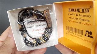 فروش ویژه انواع بند عینک دست ساز برند باراج من (مدل نگین دار کد SOR-ME)