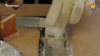 ساخت چهارپایه از ماسک یکبارمصرف