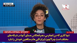 اظهارات وقیحانه مسیح علینژاد در شبکه آمریکایی CNN