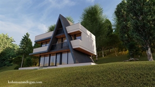 طراحی کلبه سوئیسی در سوادکوه