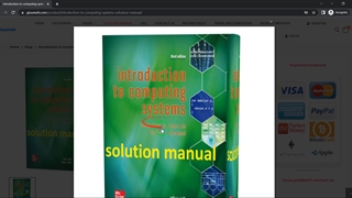 Introduction to computing systems from Bits & Gates to C & Beyond 3rd edition solutions manual