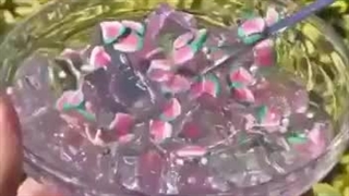 اسلایم جدید کیوت::اموزش ساخت اسلایم کیوت شفاف::اسلایم جدید کیوت::ساخت اسلایم