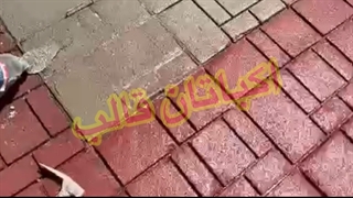 کفپوش بتنی طرح دار