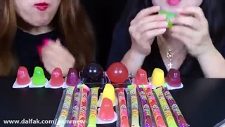 چالش غذاخوری(دو خواهر کیوت و باحال)