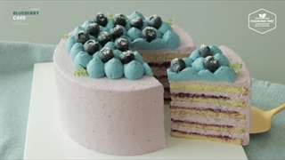 کیک بلوبری - موج کره ای