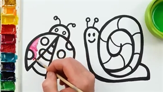 نقاشی کفشدوزک