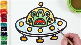 نقاشی سفینه فضایی