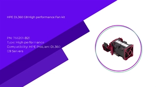 فن سرور اچ پی HPE DL360 Gen9 High Performance Fan Kit با پارت نامبر 766201-B21