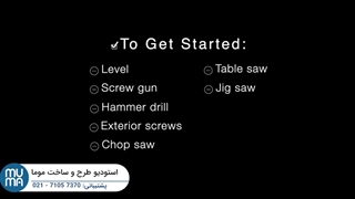 آموزش نصب سنگ مصنوعی