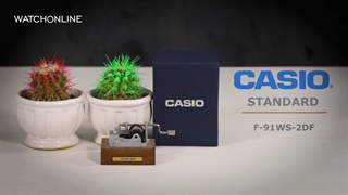 انباکسینگ (جعبه گشایی) ساعت مچی مردانه و زنانه کاسیو، کد F-91WS-2DF