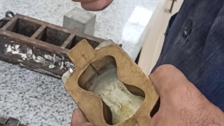 مقاومت ملات ماسه سیمان - قالبها