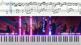 Stray Kids (스트레이 키즈) Case 143 PIANO TUTORIAL (피아노 튜토리얼)