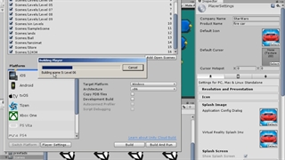 آموزش خروجی گرفتن از بازی در یونیتی