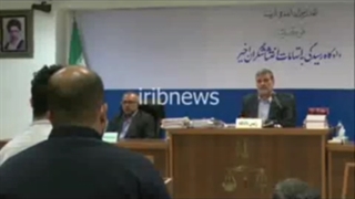قسمتی از دادگاه متهمان اغتشاشات اخیر+فیلم