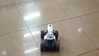 ماشین کنترلی تیرانداز چرخ غلتکی