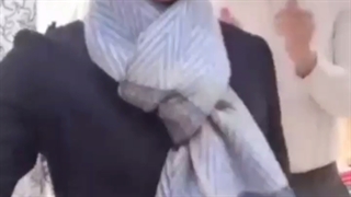 گره زدن شال