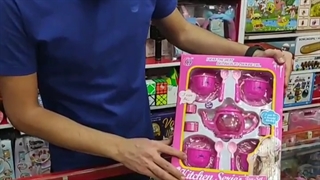 ست چای خوری اسباب بازی 17 تکه موزیکال طرح فانتزی