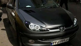 چراغ اسپرت 206 طرح دو گرد ابرویی