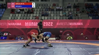 Round 2 FS - 44 kg: M. AMGALAN (MGL) v. I. NOZAKI (JPN)راند دو یک
