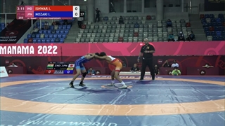 Round 1 FS - 44 kg: I. ISHWAR (IND) v. I. NOZAKI (JPN)