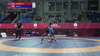 Round 3 FS - 75 kg: B. ENKHBAT (MGL) v. Y. YANO (JPN)
