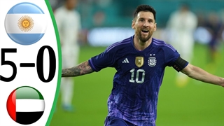 خلاصه بازی آرژانتین 5-0 امارات ( 25 آبان 1041 )