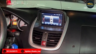 نصب مانیتور خودرو پژو207