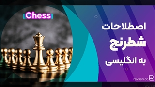 لغات و اصطلاحات بازی شطرنج به انگلیسی
