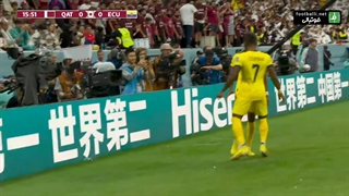 گل اول اکوادور به قطر (والنسیا)