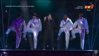 اجرای جونگکوک در افتتاحیه جام جهانی
