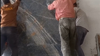 نصب سنگ اسلب بوک مچ با چسب مگا استون