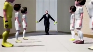 انیمیشن جذاب فوتبال حق و باطل.. با دقت ببینید