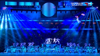 اجرای کوک عضو بی تی اس در افتتاحیه جام جهانی در قطر2022