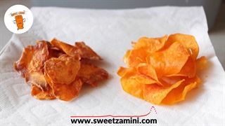 چیپس سیب زمینی شیرین | سوییت زمینی