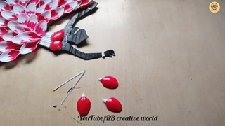 ساخت دیوار آویز تزیینی با لوازم یکبارمصرف