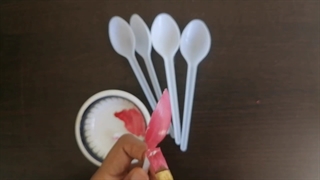 ساخت گل لوتوس با قاشق