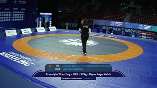 Repechage FS - 57 kg A MOHAMMADNEZH (IRI) v A NAIMOV (UZB)
