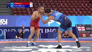 14 FS - 57 kg L GVINJILIA (GEO) v I DOKTURBEK UU (KGZ)