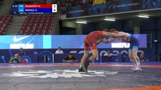 18 FS - 57 kg H KAZANZHY (UKR) v H RIDINGS (GBR)