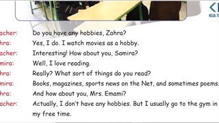 اموزش درس هفتم My Hobbies جواب تمرینات کتاب زبان انگلیسی پایه هشتم _کیجاتیچ