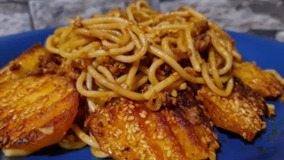 طرز تهیه ماکارونی خوشمزه و لذیذ همراه با سویا