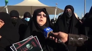 تشییع شهید امنیت احمد صالحی در زاهدان که در زابل به شهادت رسید