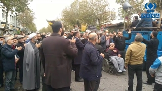 تشیع شهید مدافع امنیت حاج احمد صالحی در قائمشهر مازندران