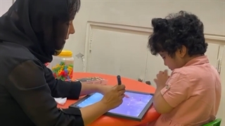 آموزش خط کشیدن به کودکان اتیسم