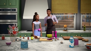 black history (siyah amerikalilarin tarihinini anma)ayi icin babamla yemek yapmak